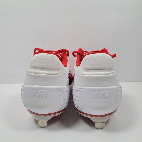Nike Alpha Huarache Elite 2 Low Men's Red White Cleats CI2226-400 US Size 7 NWB - Picture 6 of 10